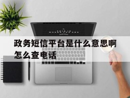 政务短信平台是什么意思啊怎么查电话
