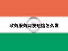 政务服务网发短信怎么发