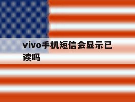 vivo手机短信会显示已读吗