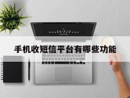 手机收短信平台有哪些功能