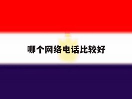 哪个网络电话比较好