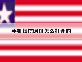 手机短信网址怎么打开的