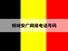 桐城安广网络电话号码