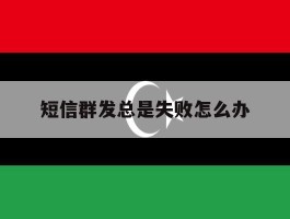 短信群发总是失败怎么办