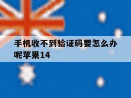 手机收不到验证码要怎么办呢苹果14
