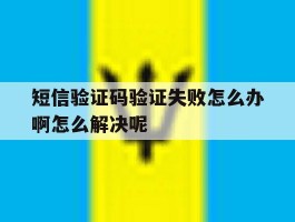 短信验证码验证失败怎么办啊怎么解决呢