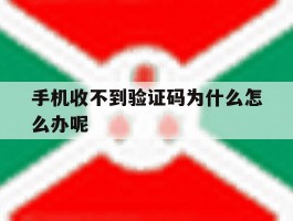 手机收不到验证码为什么怎么办呢