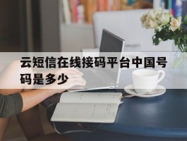 云短信在线接码平台中国号码是多少
