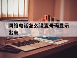 网络电话怎么设置号码显示出来