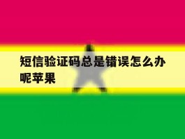短信验证码总是错误怎么办呢苹果