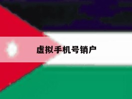 虚拟手机号销户