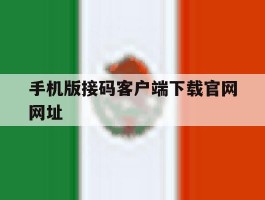 手机版接码客户端下载官网网址