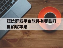 短信群发平台软件有哪些好用的呢苹果