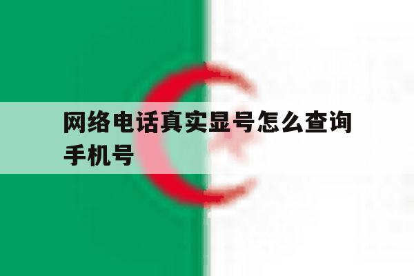 网络电话真实显号怎么查询手机号 网络电话真实显号怎么查询手机号