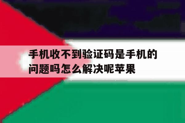 手机收不到验证码是手机的问题吗怎么解决呢苹果 手机收不到验证码是手机的问题吗怎么解决呢苹果