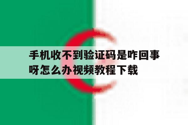 手机收不到验证码是咋回事呀怎么办视频教程下载 手机收不到验证码是咋回事呀怎么办视频教程下载