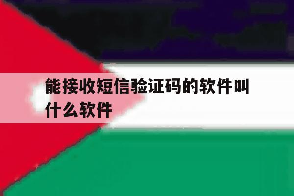 能接收短信验证码的软件叫什么软件 能接收短信验证码的软件叫什么软件