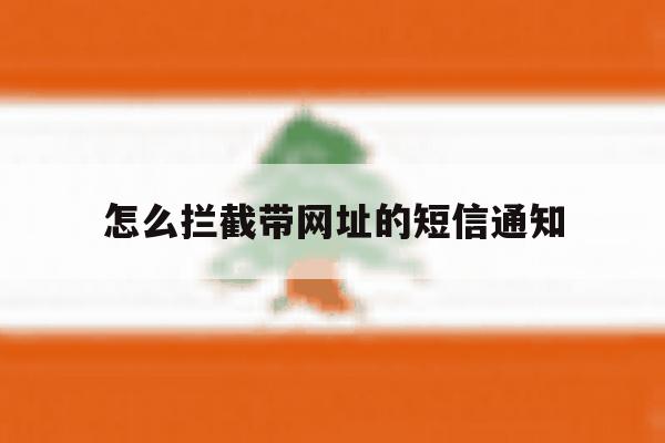 怎么拦截带网址的短信通知 怎么拦截带网址的短信通知