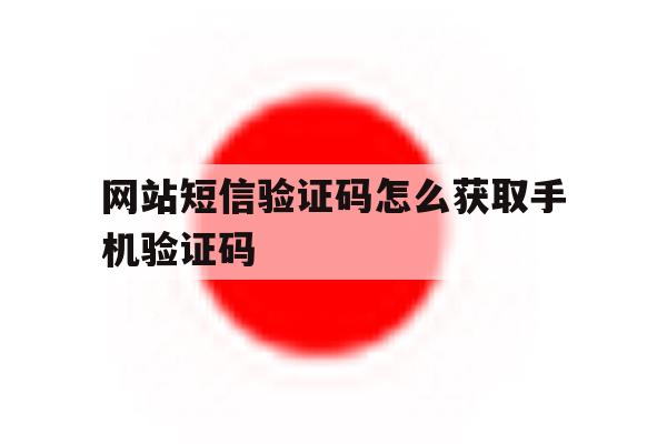 网站短信验证码怎么获取手机验证码 网站短信验证码怎么获取手机验证码