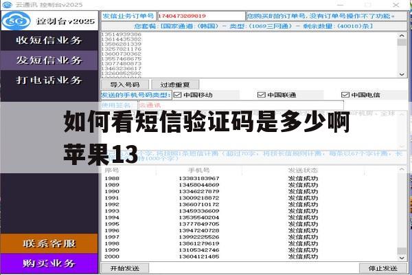 如何看短信验证码是多少啊苹果13 如何看短信验证码是多少啊苹果13