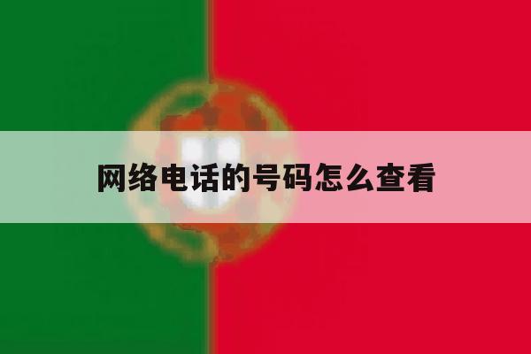 网络电话的号码怎么查看 网络电话的号码怎么查看