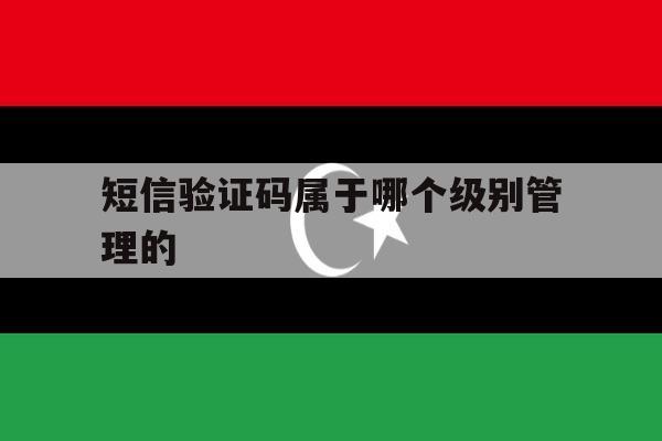 短信验证码属于哪个级别管理的 短信验证码属于哪个级别管理的