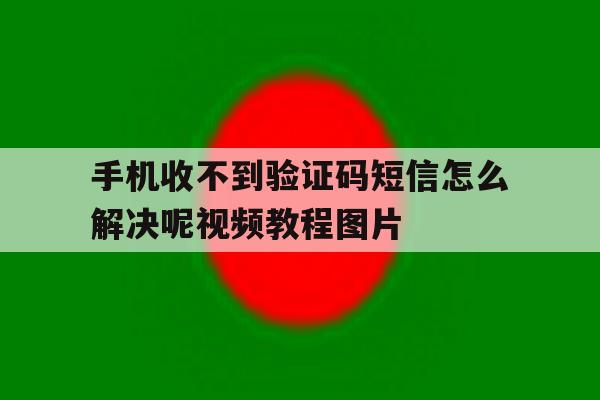 手机收不到验证码短信怎么解决呢视频教程图片 手机收不到验证码短信怎么解决呢视频教程图片
