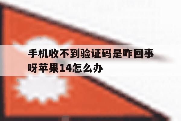 手机收不到验证码是咋回事呀苹果14怎么办 手机收不到验证码是咋回事呀苹果14怎么办