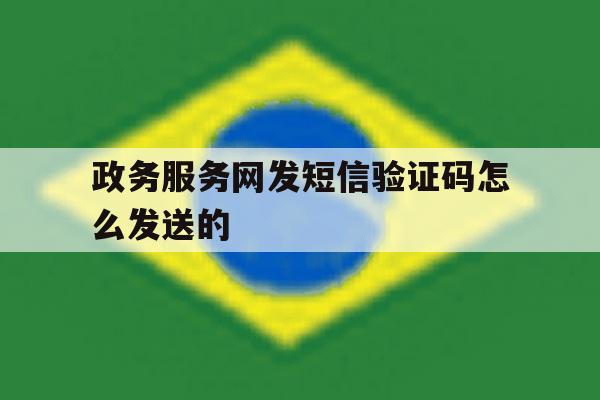 政务服务网发短信验证码怎么发送的 政务服务网发短信验证码怎么发送的