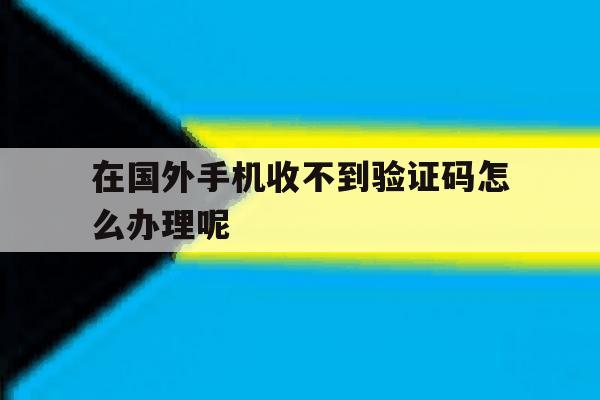 在国外手机收不到验证码怎么办理呢 在国外手机收不到验证码怎么办理呢