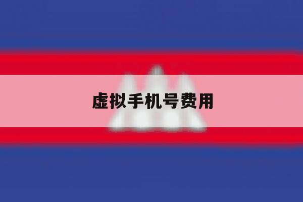 虚拟手机号费用 虚拟手机号费用