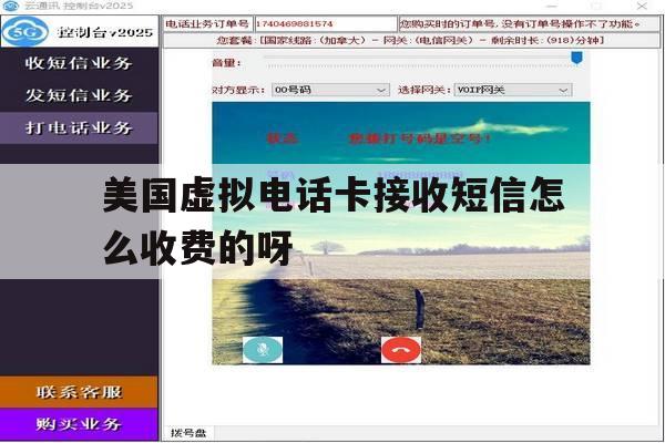 美国虚拟电话卡接收短信怎么收费的呀 美国虚拟电话卡接收短信怎么收费的呀