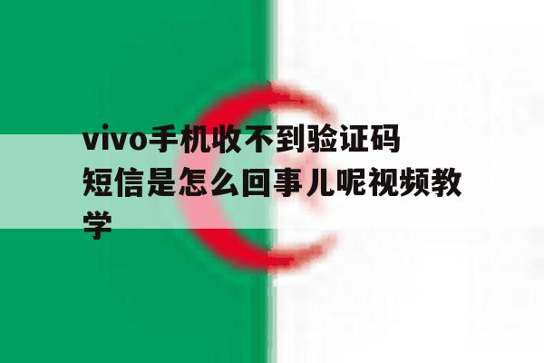 vivo手机收不到验证码短信是怎么回事儿呢视频教学 vivo手机收不到验证码短信是怎么回事儿呢视频教学