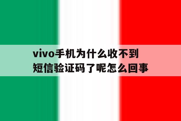 vivo手机为什么收不到短信验证码了呢怎么回事 vivo手机为什么收不到短信验证码了呢怎么回事