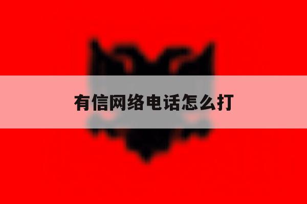 有信网络电话怎么打 有信网络电话怎么打