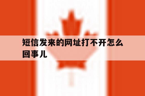 短信发来的网址打不开怎么回事儿 短信发来的网址打不开怎么回事儿