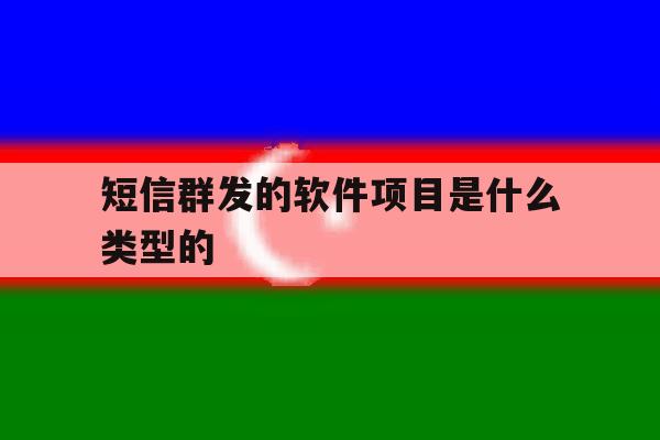 短信群发的软件项目是什么类型的 短信群发的软件项目是什么类型的