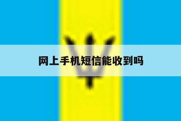 网上手机短信能收到吗 网上手机短信能收到吗