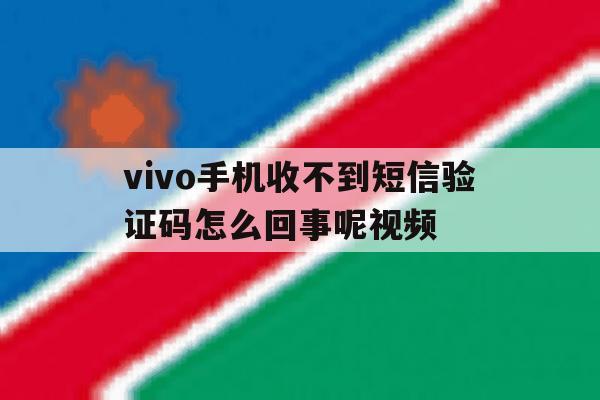 vivo手机收不到短信验证码怎么回事呢视频 vivo手机收不到短信验证码怎么回事呢视频