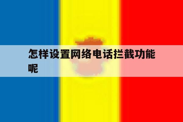 怎样设置网络电话拦截功能呢 怎样设置网络电话拦截功能呢